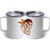 10 oz. White Stainless Steel Coffee Mug Thumbnail