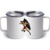 10 oz. White Stainless Steel Coffee Mug Thumbnail