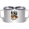 10 oz. White Stainless Steel Coffee Mug Thumbnail