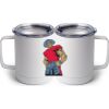 10 oz. White Stainless Steel Coffee Mug Thumbnail