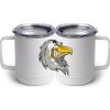 10 oz. White Stainless Steel Coffee Mug Thumbnail