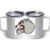 10 oz. White Stainless Steel Coffee Mug Thumbnail