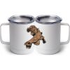 10 oz. White Stainless Steel Coffee Mug Thumbnail