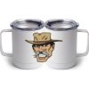 10 oz. White Stainless Steel Coffee Mug Thumbnail
