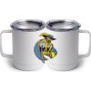 10 oz. White Stainless Steel Coffee Mug Thumbnail