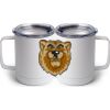 10 oz. White Stainless Steel Coffee Mug Thumbnail