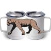 10 oz. White Stainless Steel Coffee Mug Thumbnail