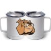 10 oz. White Stainless Steel Coffee Mug Thumbnail