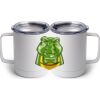 10 oz. White Stainless Steel Coffee Mug Thumbnail