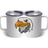10 oz. White Stainless Steel Coffee Mug Thumbnail