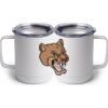 10 oz. White Stainless Steel Coffee Mug Thumbnail
