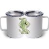 10 oz. White Stainless Steel Coffee Mug Thumbnail