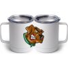 10 oz. White Stainless Steel Coffee Mug Thumbnail