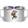 10 oz. White Stainless Steel Coffee Mug Thumbnail