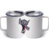 10 oz. White Stainless Steel Coffee Mug Thumbnail