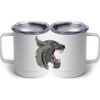 10 oz. White Stainless Steel Coffee Mug Thumbnail