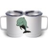 10 oz. White Stainless Steel Coffee Mug Thumbnail