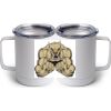 10 oz. White Stainless Steel Coffee Mug Thumbnail