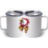 10 oz. White Stainless Steel Coffee Mug Thumbnail