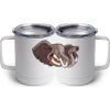 10 oz. White Stainless Steel Coffee Mug Thumbnail