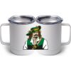 10 oz. White Stainless Steel Coffee Mug Thumbnail