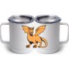 10 oz. White Stainless Steel Coffee Mug Thumbnail