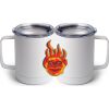10 oz. White Stainless Steel Coffee Mug Thumbnail