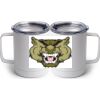 10 oz. White Stainless Steel Coffee Mug Thumbnail