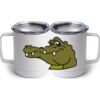 10 oz. White Stainless Steel Coffee Mug Thumbnail