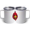 10 oz. White Stainless Steel Coffee Mug Thumbnail