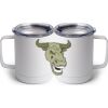 10 oz. White Stainless Steel Coffee Mug Thumbnail