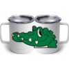 10 oz. White Stainless Steel Coffee Mug Thumbnail