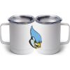 10 oz. White Stainless Steel Coffee Mug Thumbnail