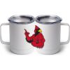 10 oz. White Stainless Steel Coffee Mug Thumbnail