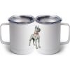10 oz. White Stainless Steel Coffee Mug Thumbnail