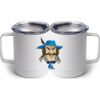 10 oz. White Stainless Steel Coffee Mug Thumbnail