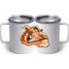 10 oz. White Stainless Steel Coffee Mug Thumbnail
