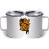 10 oz. White Stainless Steel Coffee Mug Thumbnail