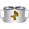 10 oz. White Stainless Steel Coffee Mug Thumbnail