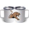 10 oz. White Stainless Steel Coffee Mug Thumbnail