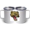 10 oz. White Stainless Steel Coffee Mug Thumbnail