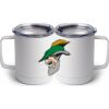 10 oz. White Stainless Steel Coffee Mug Thumbnail