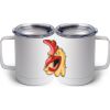 10 oz. White Stainless Steel Coffee Mug Thumbnail