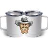 10 oz. White Stainless Steel Coffee Mug Thumbnail