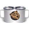 10 oz. White Stainless Steel Coffee Mug Thumbnail