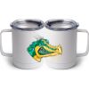 10 oz. White Stainless Steel Coffee Mug Thumbnail