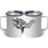 10 oz. White Stainless Steel Coffee Mug Thumbnail