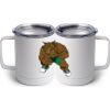 10 oz. White Stainless Steel Coffee Mug Thumbnail
