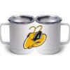10 oz. White Stainless Steel Coffee Mug Thumbnail