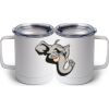10 oz. White Stainless Steel Coffee Mug Thumbnail